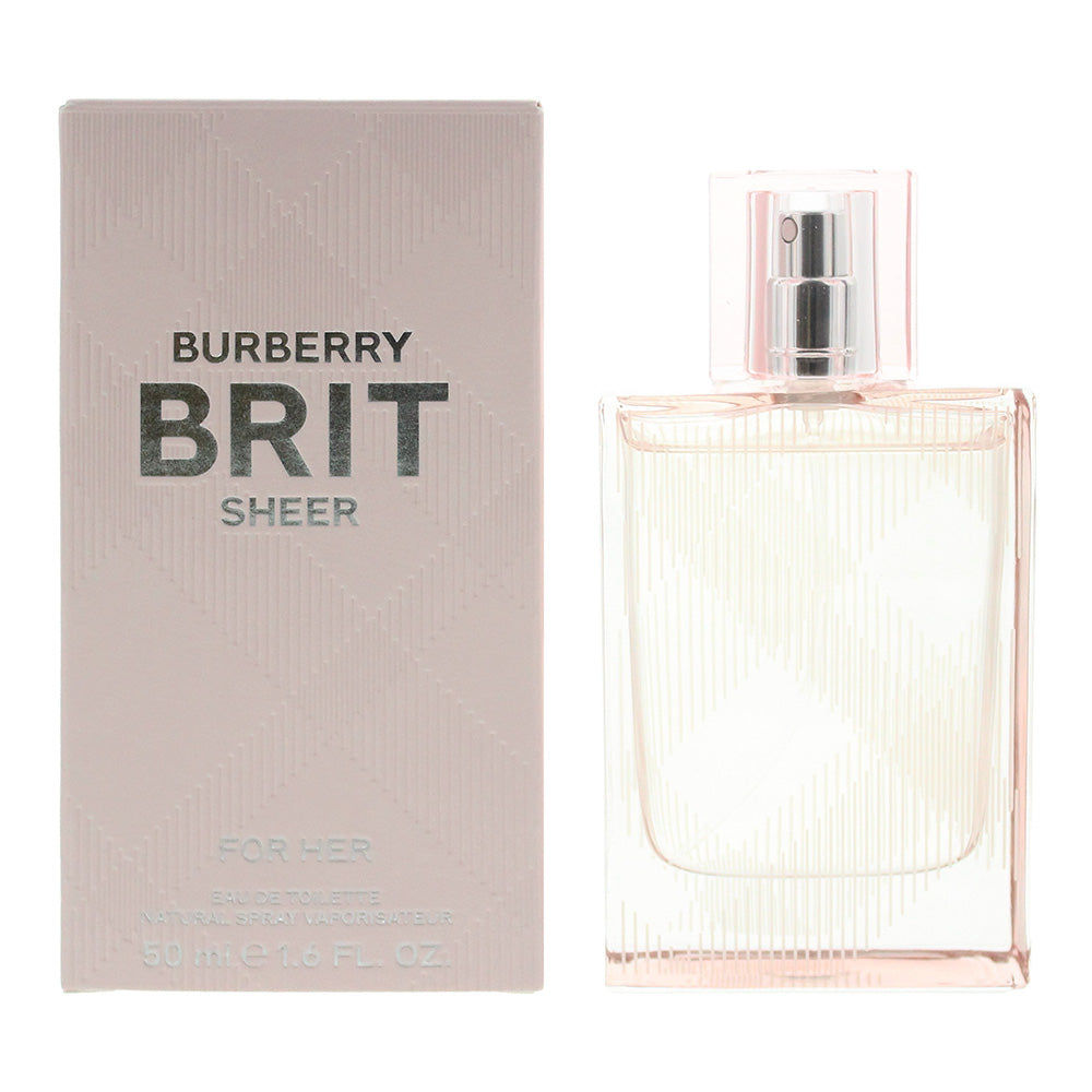 Burberry Brit Sheer Eau De Toilette 50ml - TJ Hughes