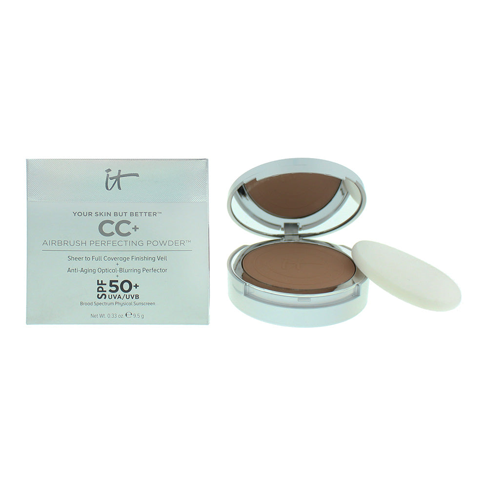 It Cosmetics Your Skin But Better CC+ Airbrush Perfecting Powder 9.5g - Deep - TJ Hughes