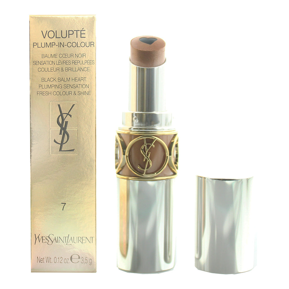 Yves Saint Laurent Volupte Plump-In-Colour 07 Furious Gold Lipstick 3.5g - TJ Hughes