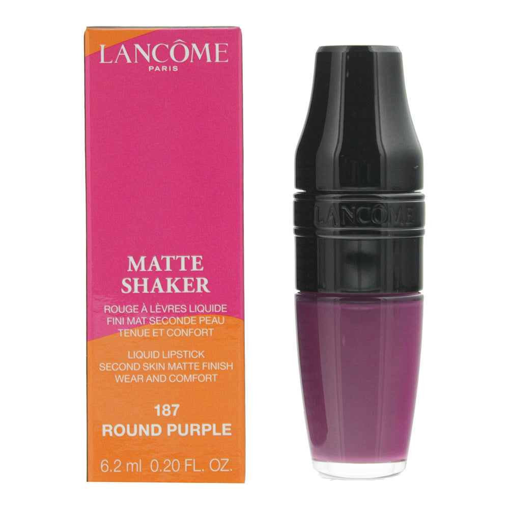 Lancome Matte Shaker 187 Round Purple Liquid Lipstick 6.2ml  | TJ Hughes