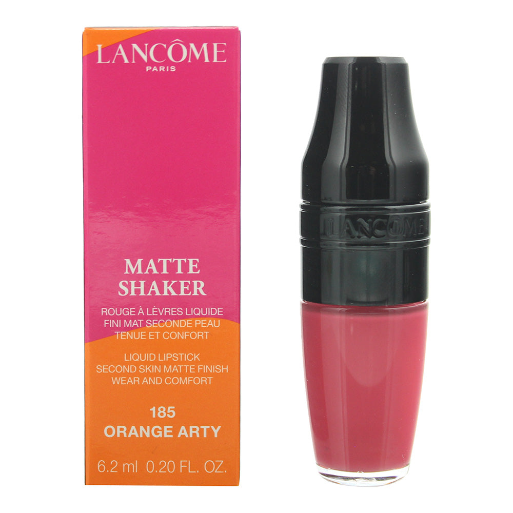 Lancome Matte Shaker 185 Orange Arty Liquid Lipstick 6.2ml  | TJ Hughes