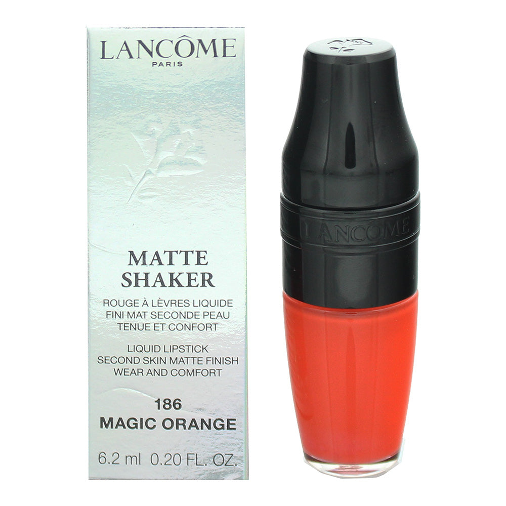 Lancome Matte Shaker 186 Magic Orange Liquid Lipstick 6.2ml  | TJ Hughes