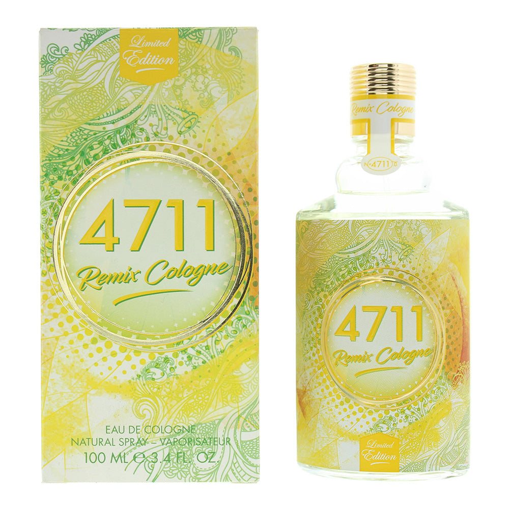 4711 Remix Lemon Cologne Eau De Cologne 100ml - TJ Hughes