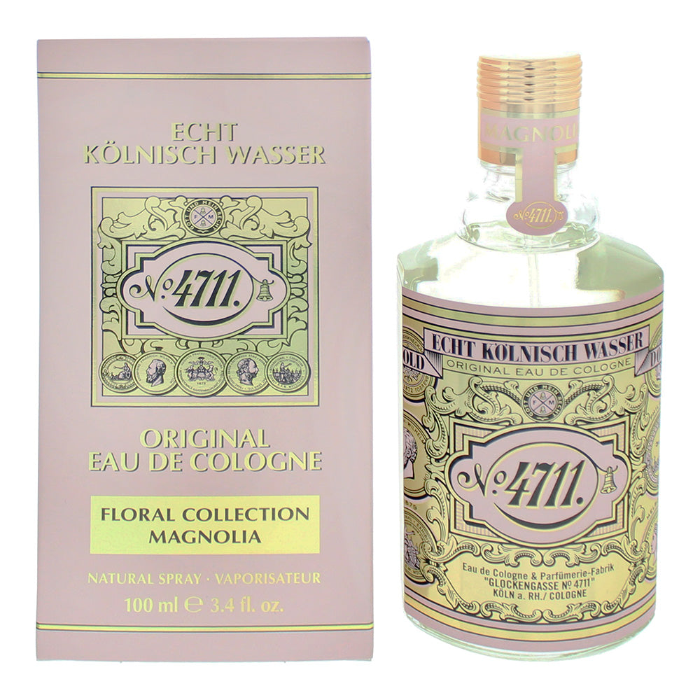 4711 Floral Collection Magnolia Eau De Cologne 100ml - TJ Hughes