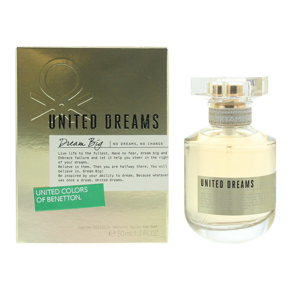 Benetton United Dreams Dream Big Eau De Toilette 50ml - TJ Hughes