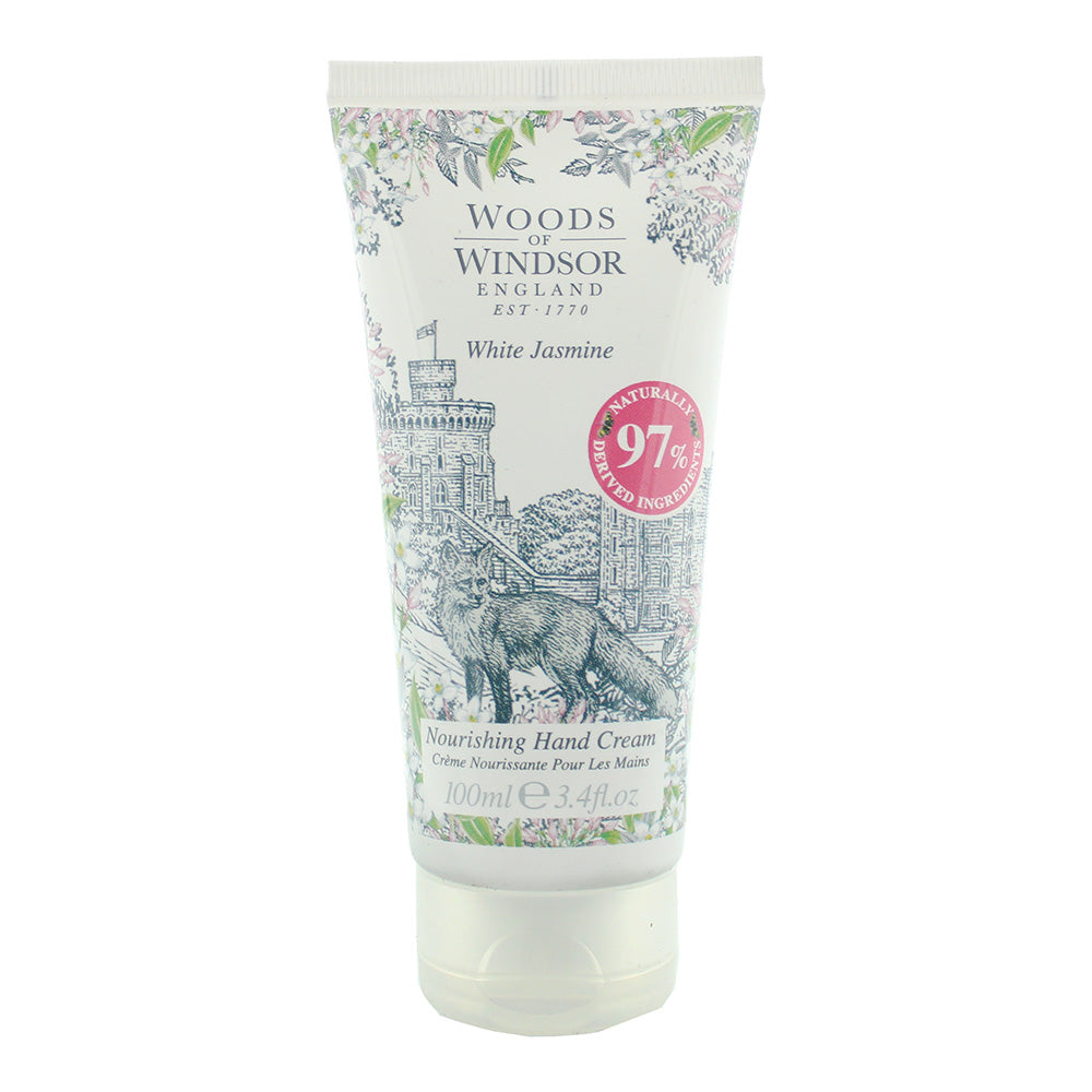 Woods Of Windsor White Jasmine Hand Cream 100ml - TJ Hughes