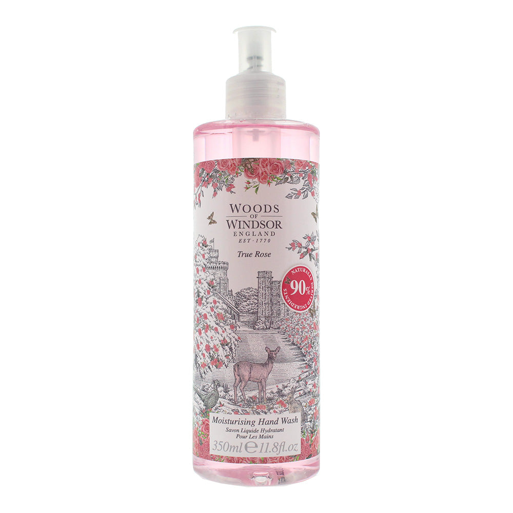 Woods Of Windsor True Rose Hand Wash 350ml  | TJ Hughes