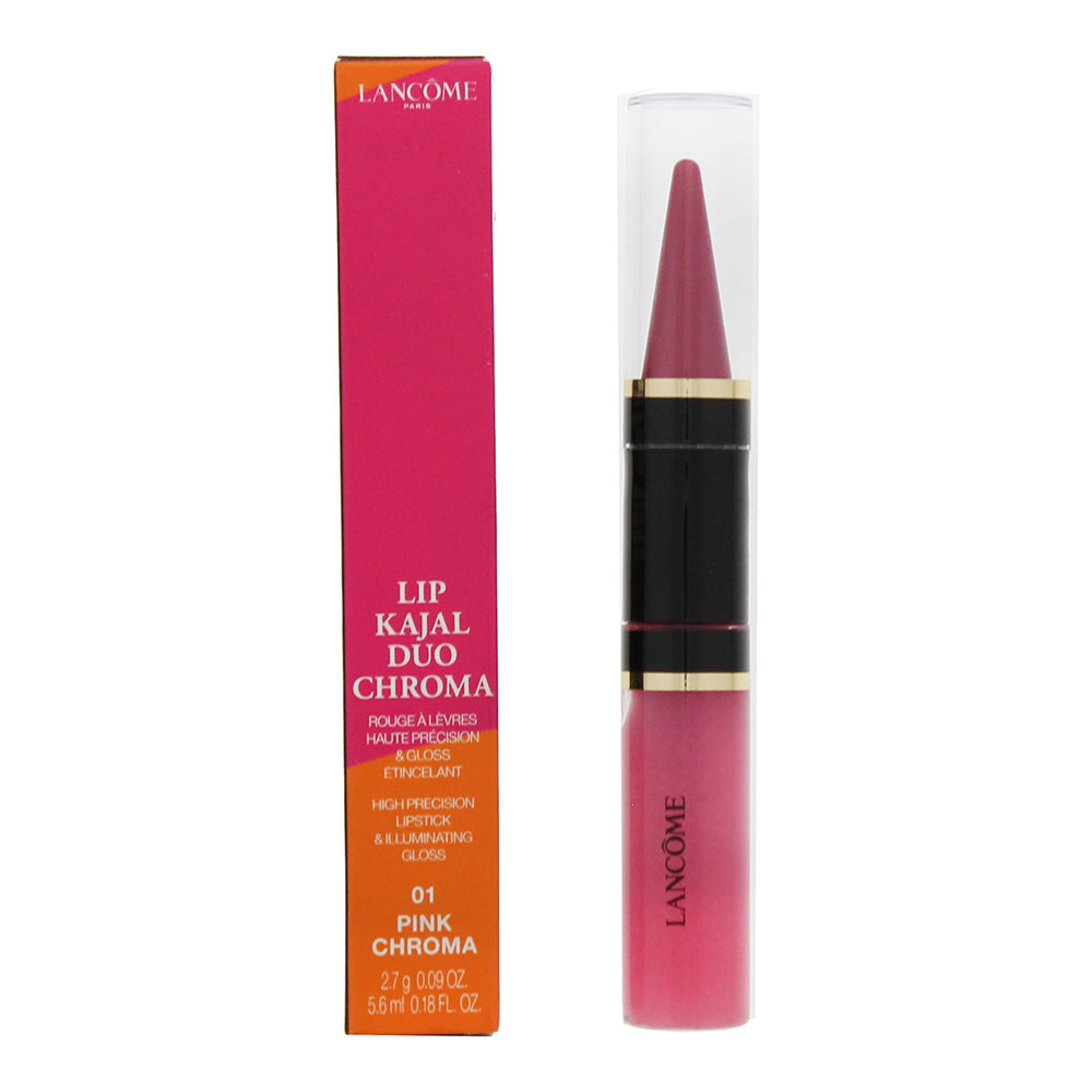 Lancome Lip Kajal Duo Chroma 01 Pink Chroma Lip Gloss 2.7g - TJ Hughes