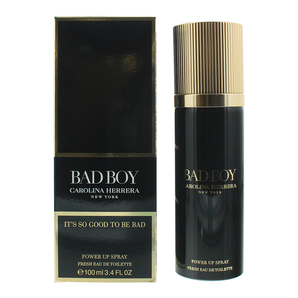 Carolina Herrera Bad Boy Power Up Spray Fresh Eau De Toilette 100ml - TJ Hughes