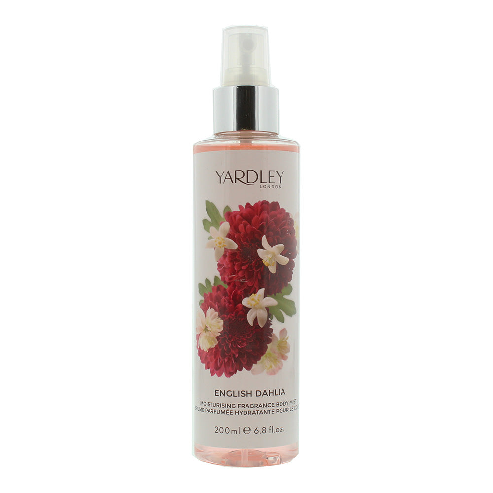 Yardley English Dahlia Fragrance Mist 200ml - TJ Hughes