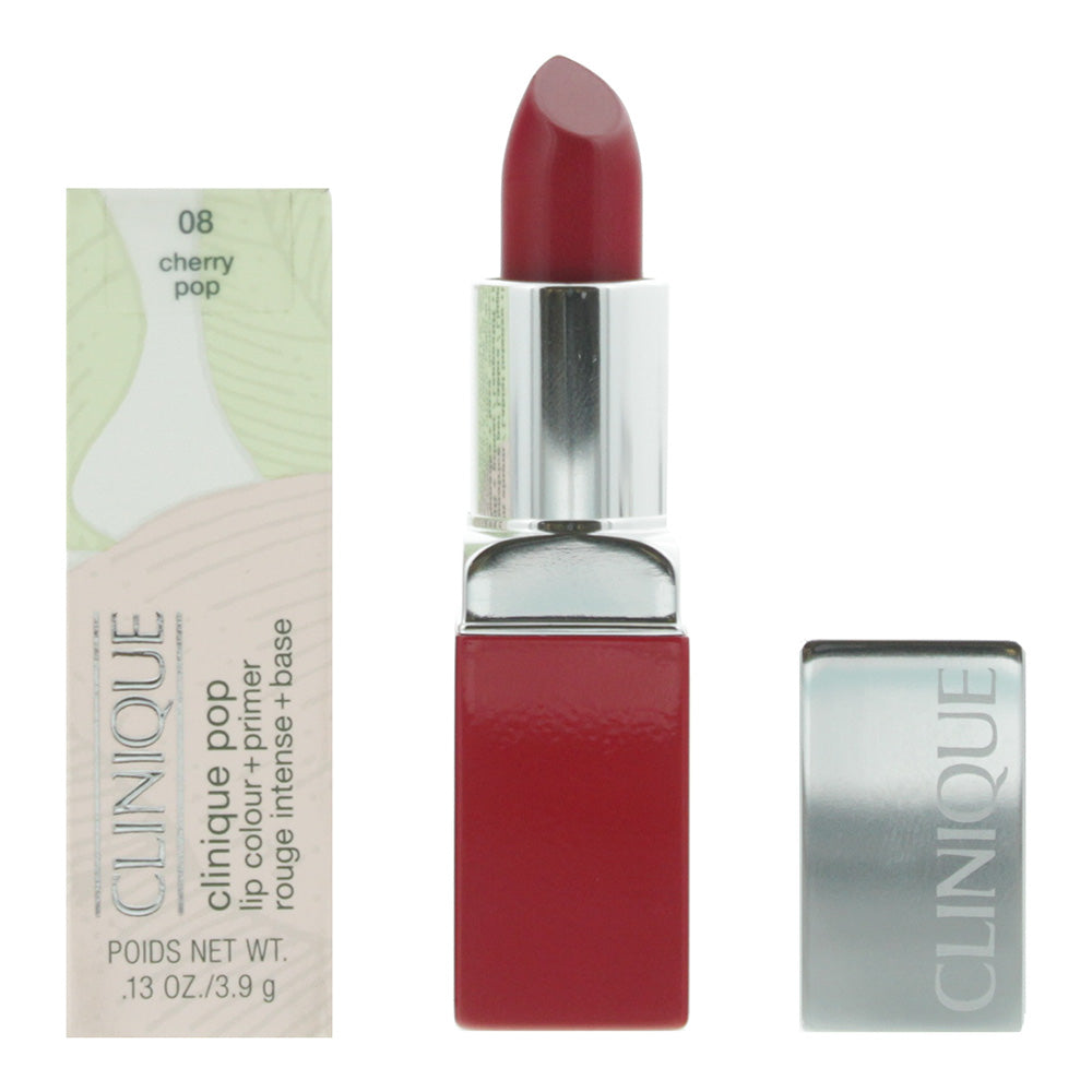 Clinique Pop Cherry Pop Lip Colour + Primer3.9g - TJ Hughes