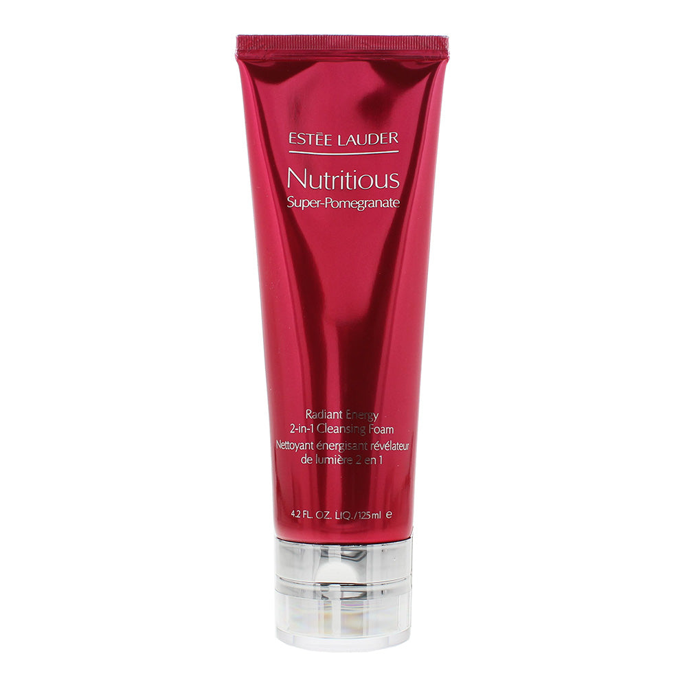 Estee Lauder Nutritious Super-Pomegranate Radiant Energy 2-in-1 Cleansing Foam 125ml  | TJ Hughes