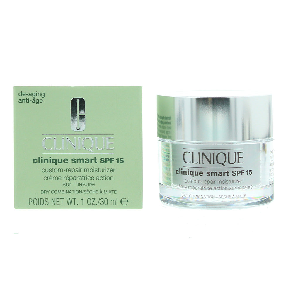 Clinique Smart Spf15 Custom repair Moisturiser Dry Combination 30ml - TJ Hughes