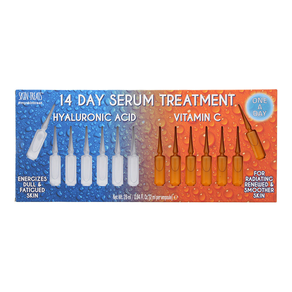 Skin Treats  Hyaluronic Acid And Vitamin C 14pk Ampoules Set  | TJ Hughes