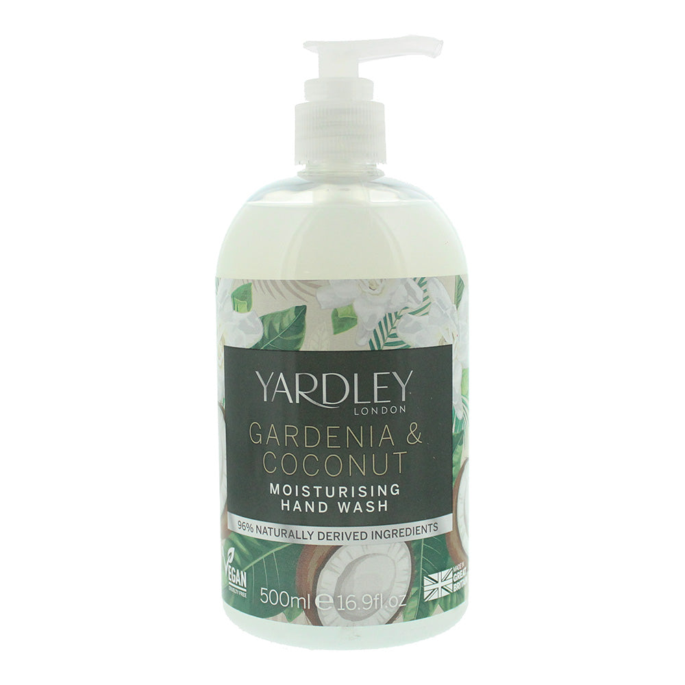 Yardley Gardenia  Coconut Milk Botanical Hand Wash 500ml - TJ Hughes