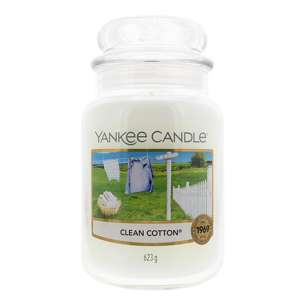 Yankee Clean Cotton Candle 623g