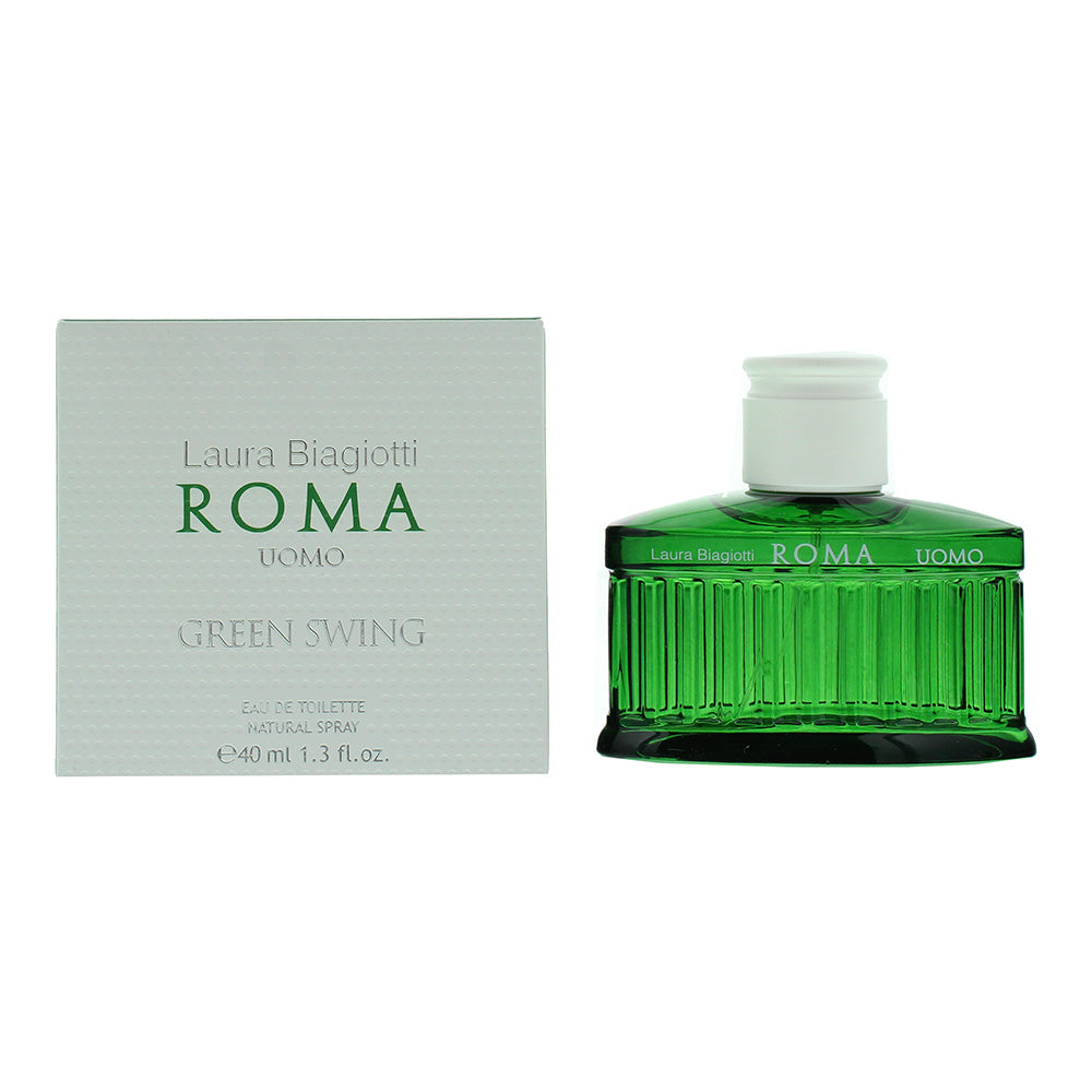 Laura Biagiotti Roma Uomo Green Swing Eau De Toilette 40ml - TJ Hughes