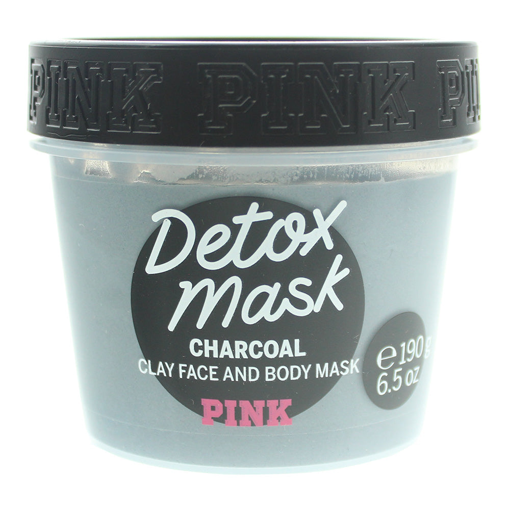 Victoria’s Secret Pink Charcoal Clay Face & Body Detox Mask 190g  | TJ Hughes