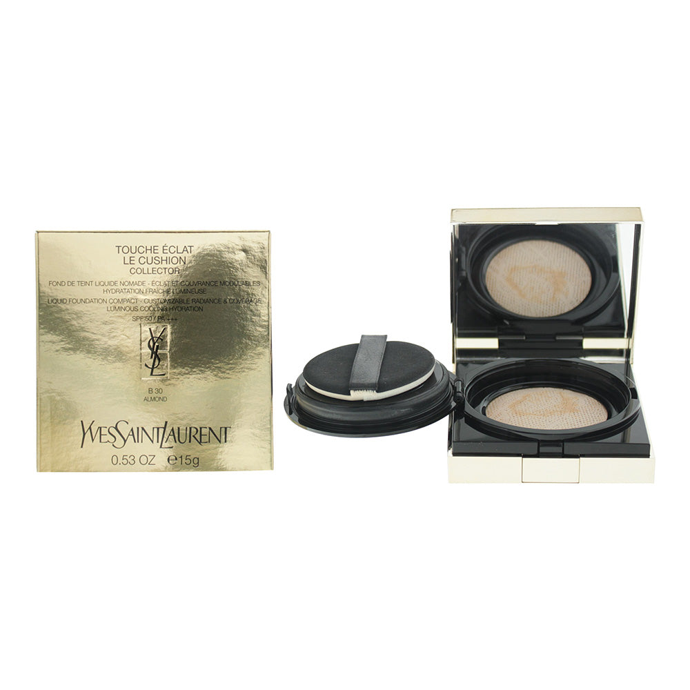 Yves Saint Laurent Touche Eclat B30 Almond Le Cushion Liquid Foundation Compact 15g  | TJ Hughes