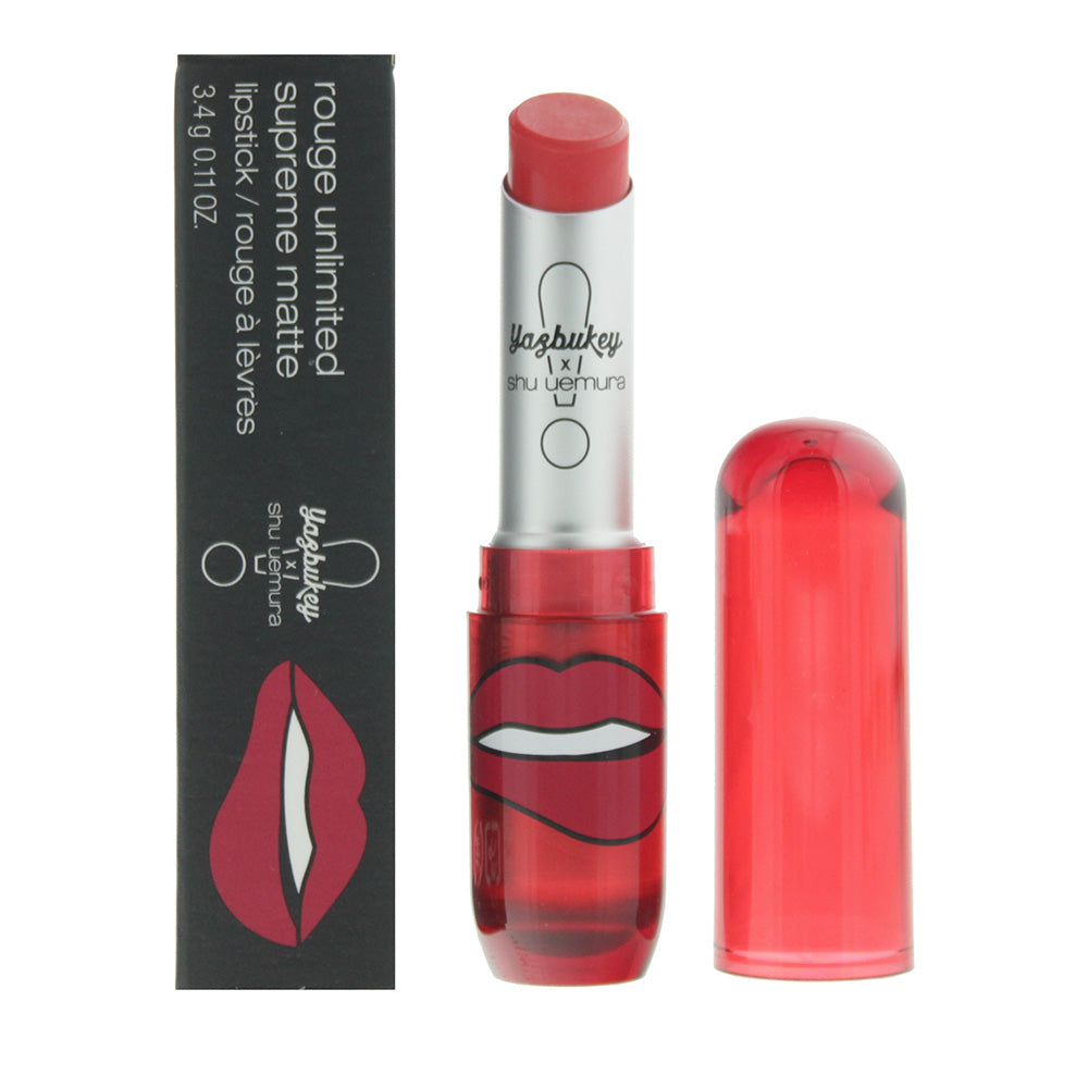 Shu Uemura Rouge Unlimited Supreme Matte Yazbukey Yaz Red Lipstick 3.4g  | TJ Hughes