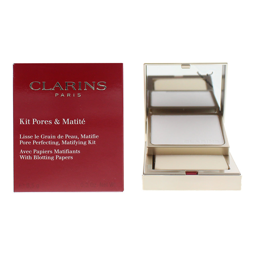 Clarins Kit Pores  Matite Pore Perfecting Matifying Kit With Blotting Papers 6.5g - TJ Hughes