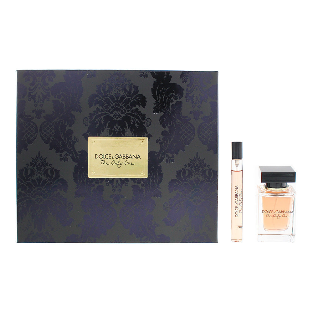 Dolce & Gabbana The Only One Eau De Parfum 2 Piece Gift Set: Eau De Parfum 50ml - Eau De Parfum 10ml