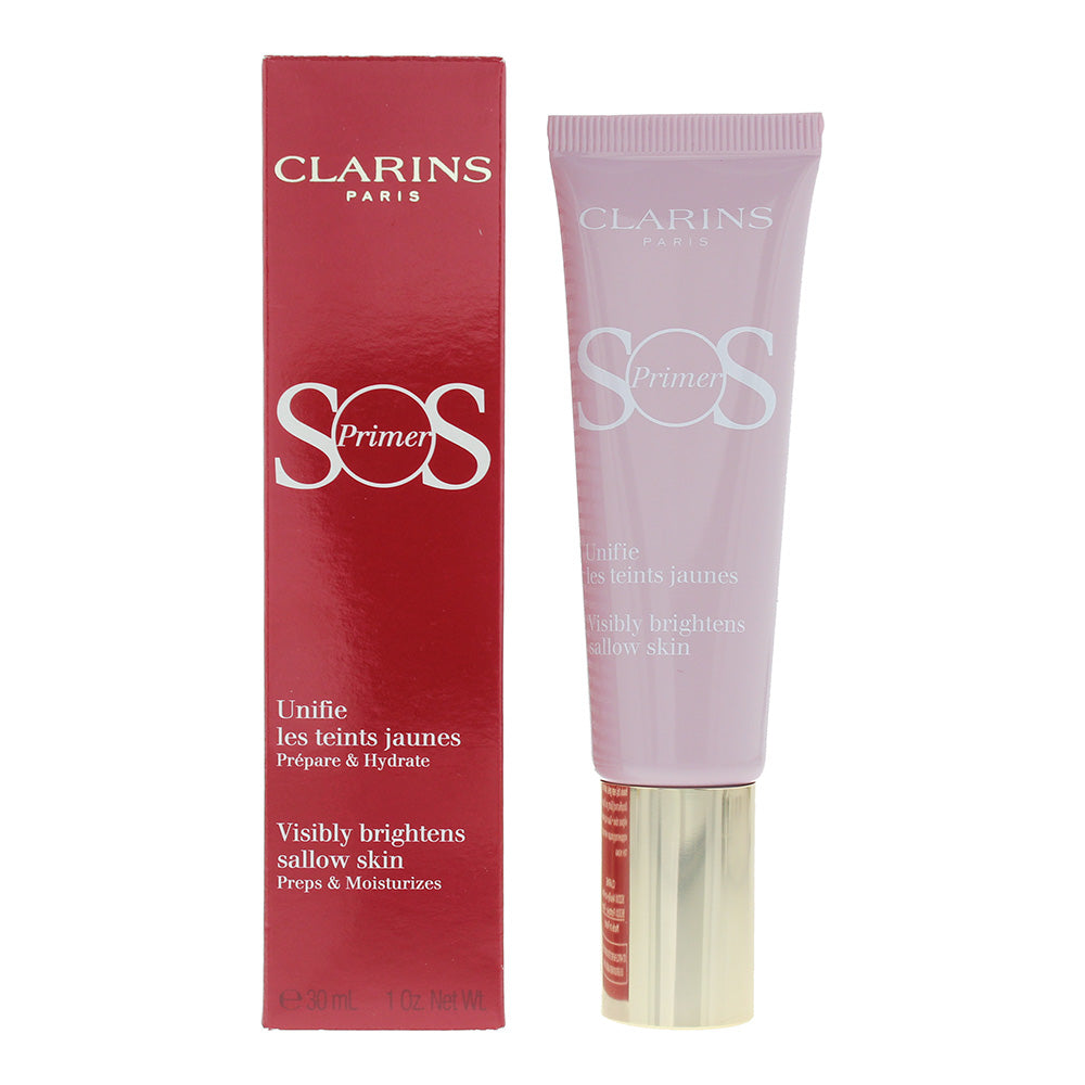 Clarins SOS Primer Visibly Brightens Sallow Skin 05 Lavender 30ml  | TJ Hughes