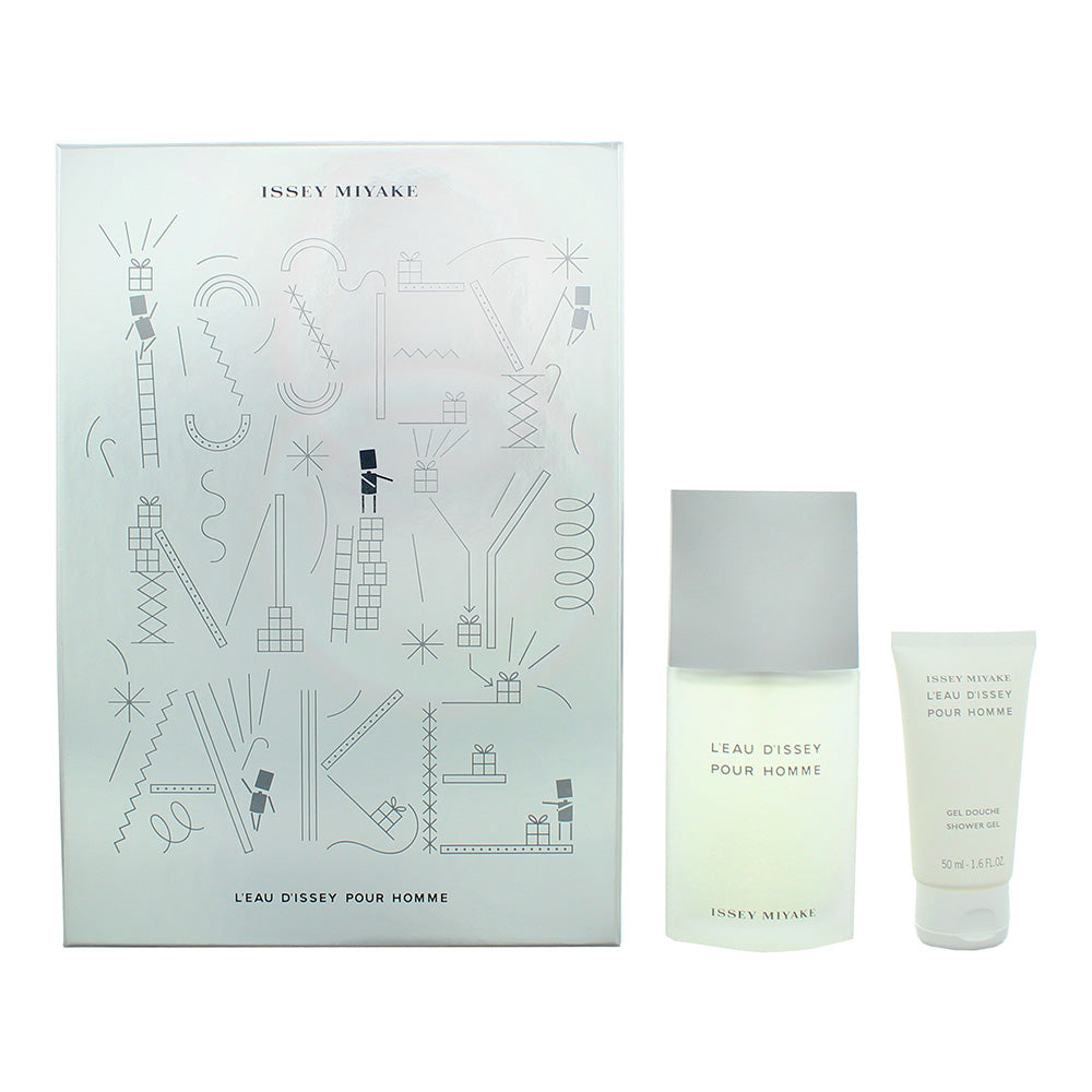 Issey Miyake L’eau D’issey Pour Homme Eau De Toilette 2 Piece Gift Set: Eau De Toilette 75ml - Shower Gel 50ml For Him  | TJ Hughes