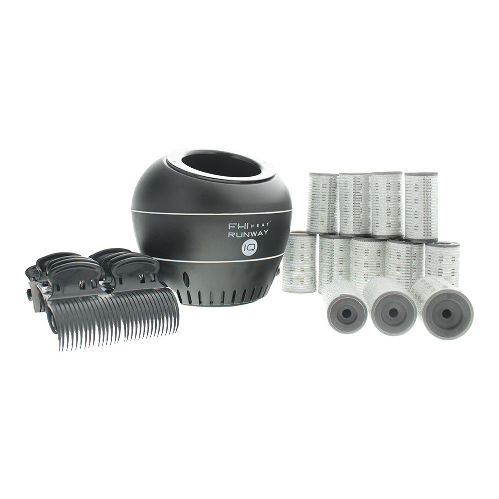 Fhi Heat Runway IQ Kit: Rapid Heating Base + 4x Small/Medium/Large Rapid Hot Rollers + 12x Grip Clips  | TJ Hughes