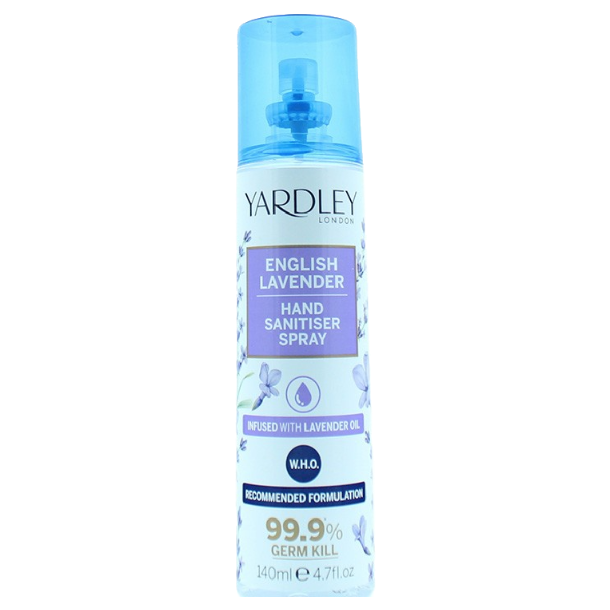 Yardley English Lavender Hand Sanitiser Spray 140ml