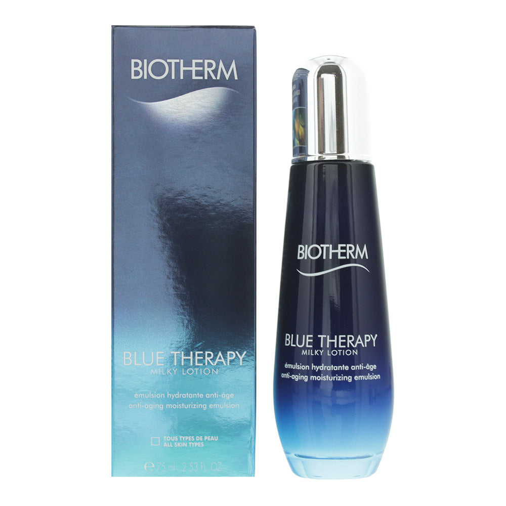 Biotherm Blue Therapy Milky Lotion Anti - Aging  Moisturising Emulsion 75ml - TJ Hughes