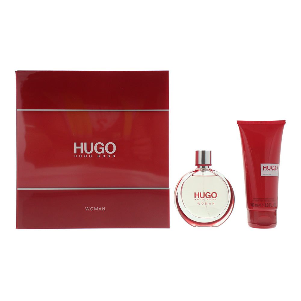 Hugo Boss Hugo Woman 2 Piece Gift Set: Eau De Parfum 50ml - Body Lotion 100ml