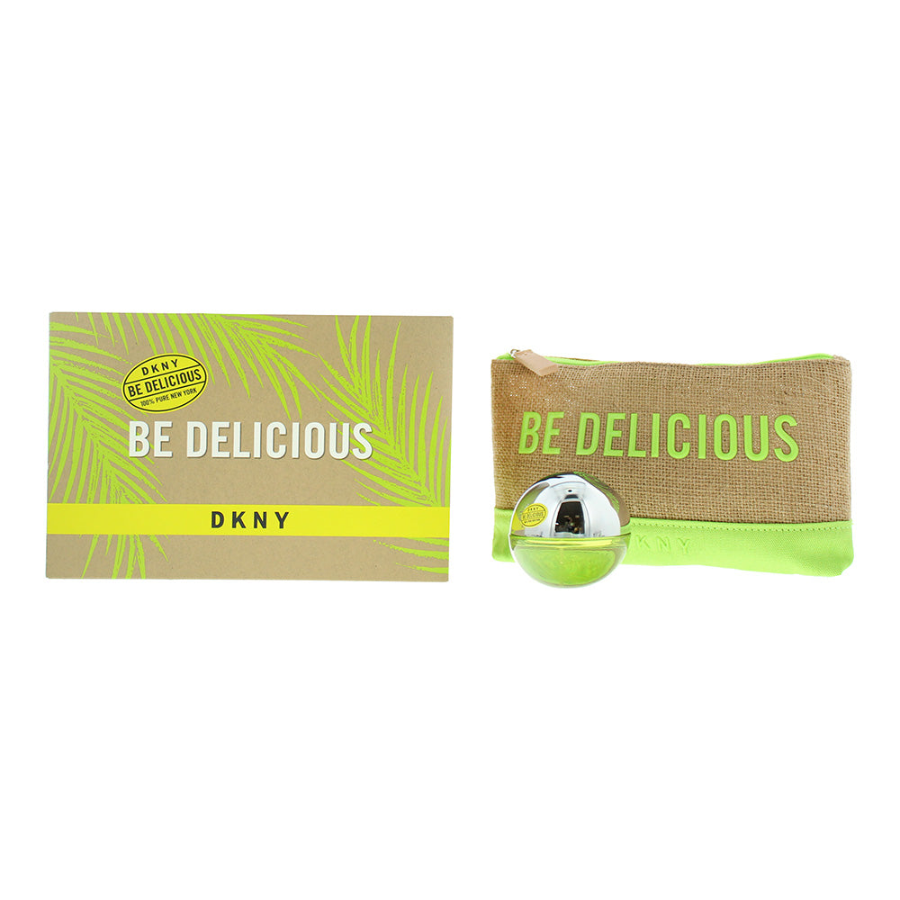 Dkny Be Delicious 2 Piece Gift set:  Eau De Parfum 30ml + Pouch  | TJ Hughes