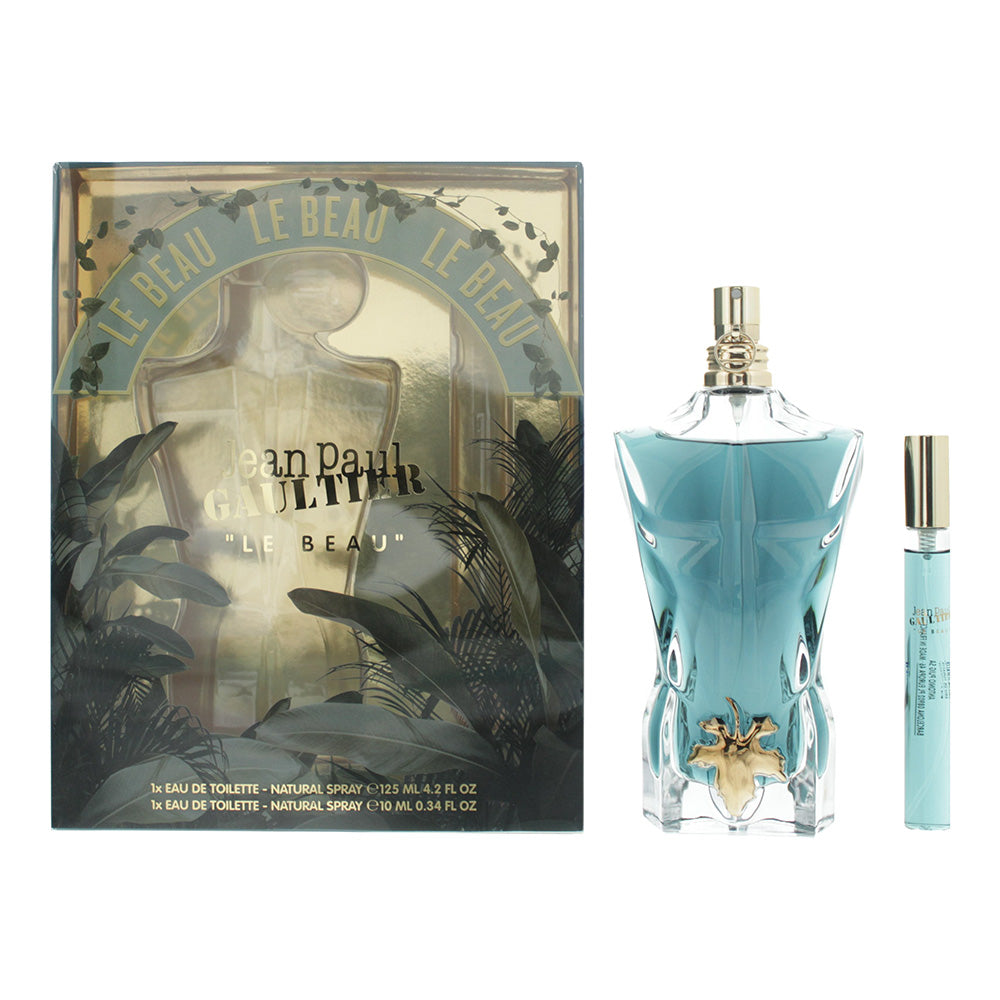 Jean Paul Gaultier Le Beau 2 Piece Gift Set: Eau De Toilette 125ml - Eau De Toilette 10ml