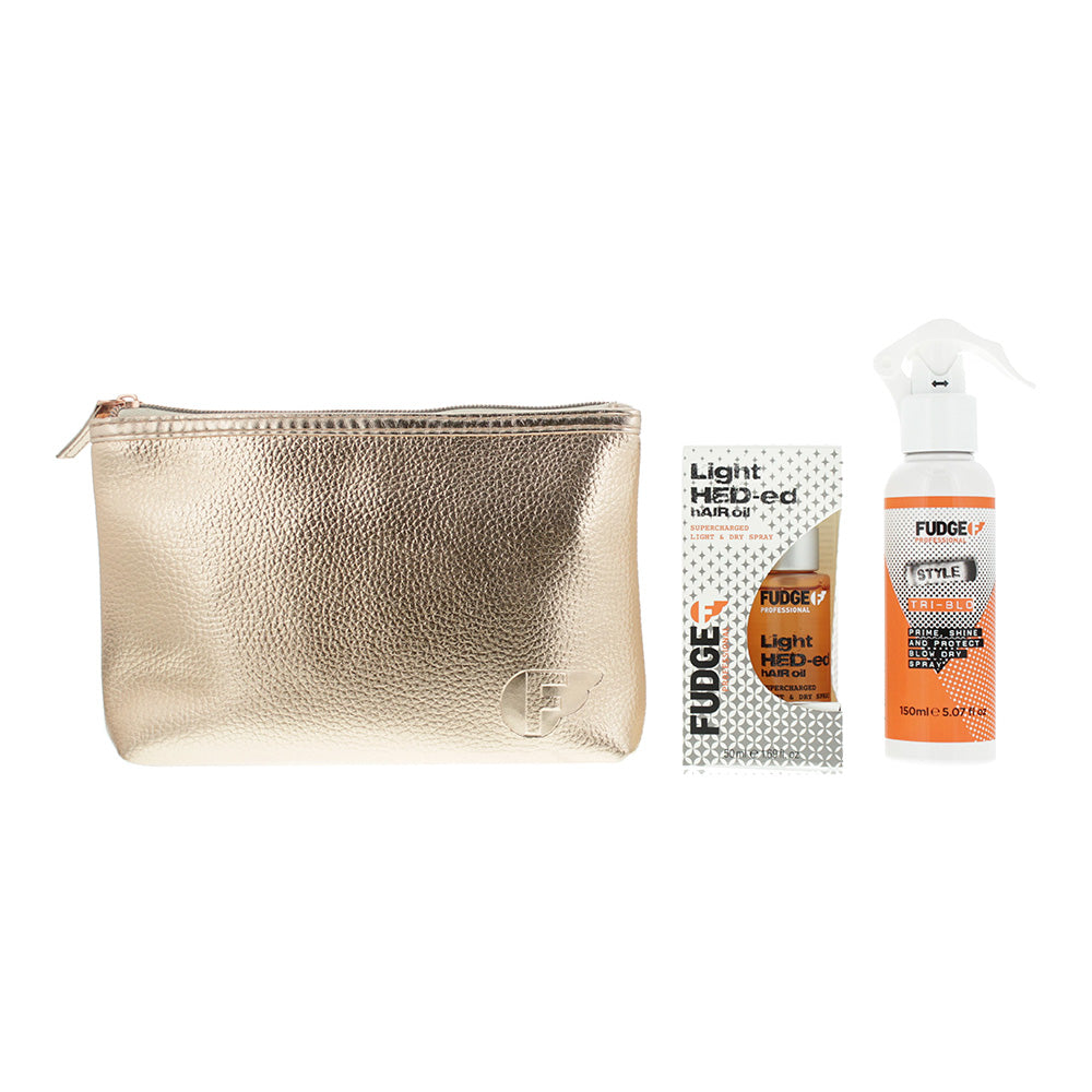 Fudge Professional Blow Out 2 Piece Gift Set: Blow Dry Spray 150ml - Hair Oil 50ml  | TJ Hughes