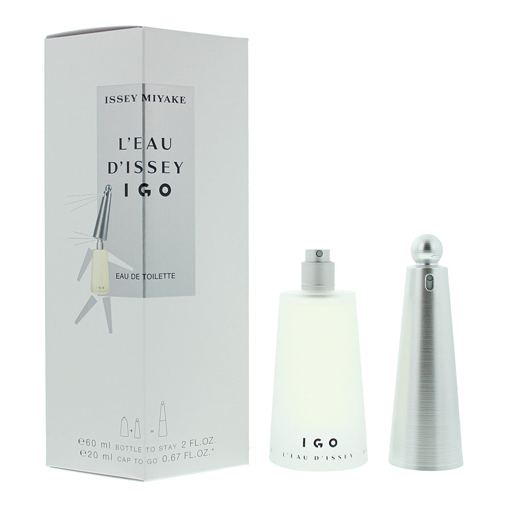 Issey Miyake L’eau D’issey IGO Eau De Toilette 60ml Bottle + 20ml Cap To Go  | TJ Hughes