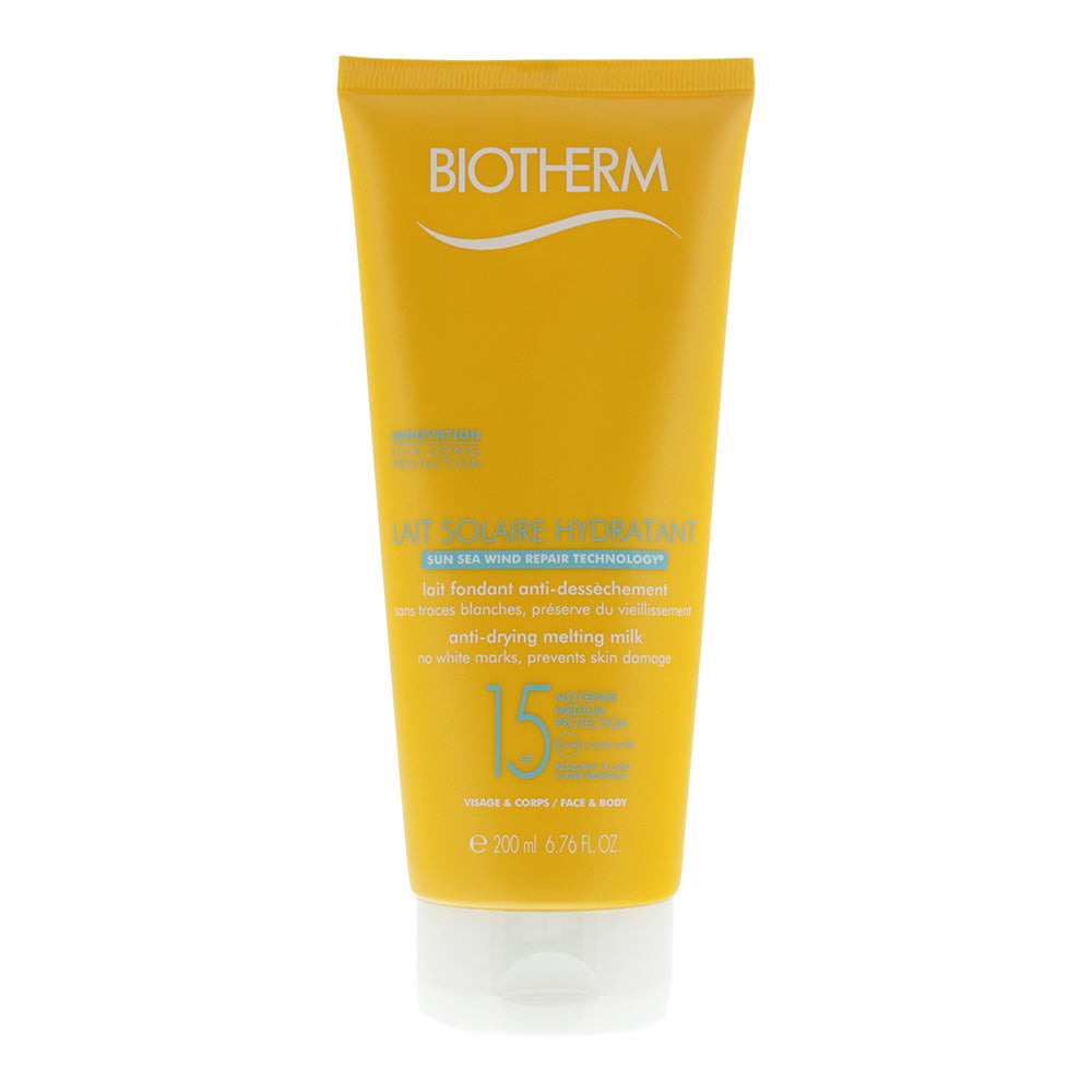 Biotherm Spf 15 For Face And Body Anti-Drying Melting Milk 200ml  | TJ Hughes