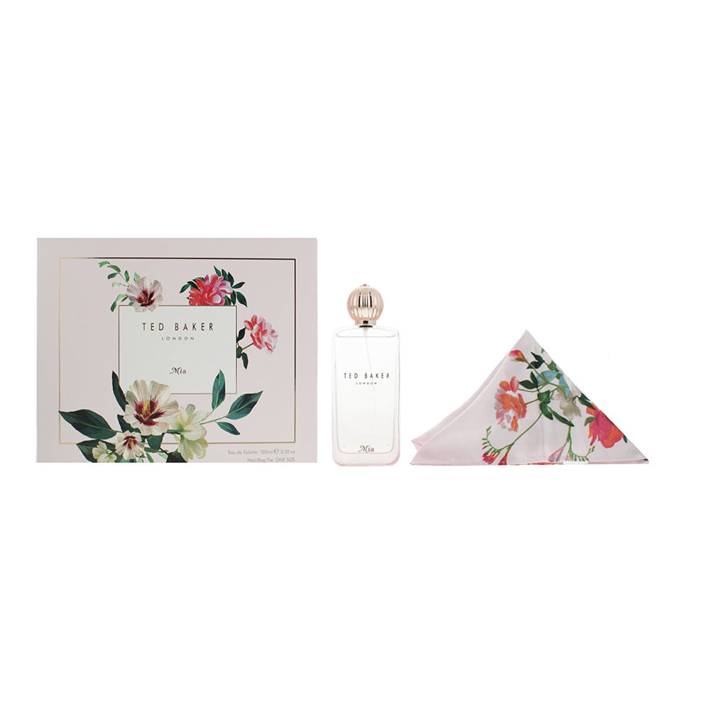 Ted Baker Mia 2 Piece Gift Set: Eau De Toilette 100ml - Hair Tie  | TJ Hughes