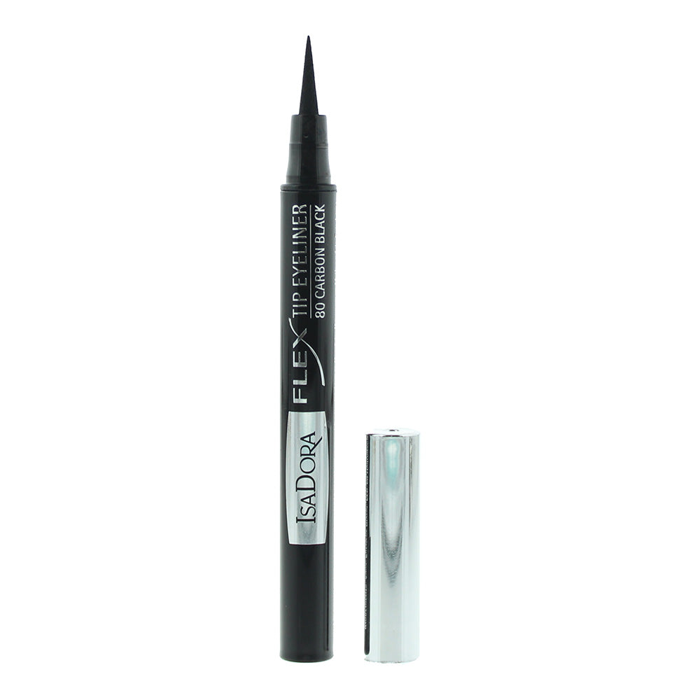 Isadora Flex Tip 80 Carbon Black Eyeliner 1.2ml  | TJ Hughes