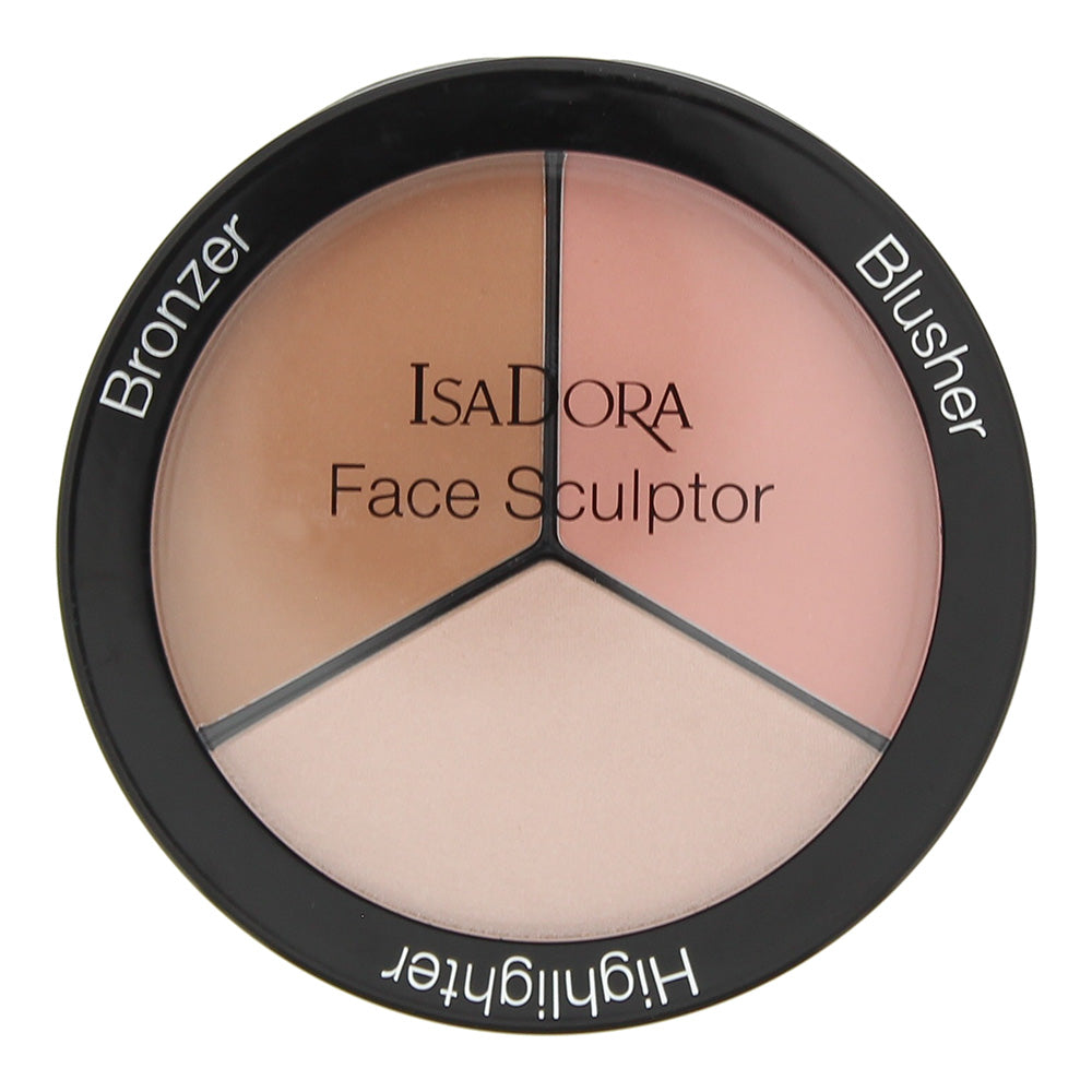 Isadora Face Sculptor Bronzer/Blusher/Highlighter 01 Warm Peach 18g  | TJ Hughes