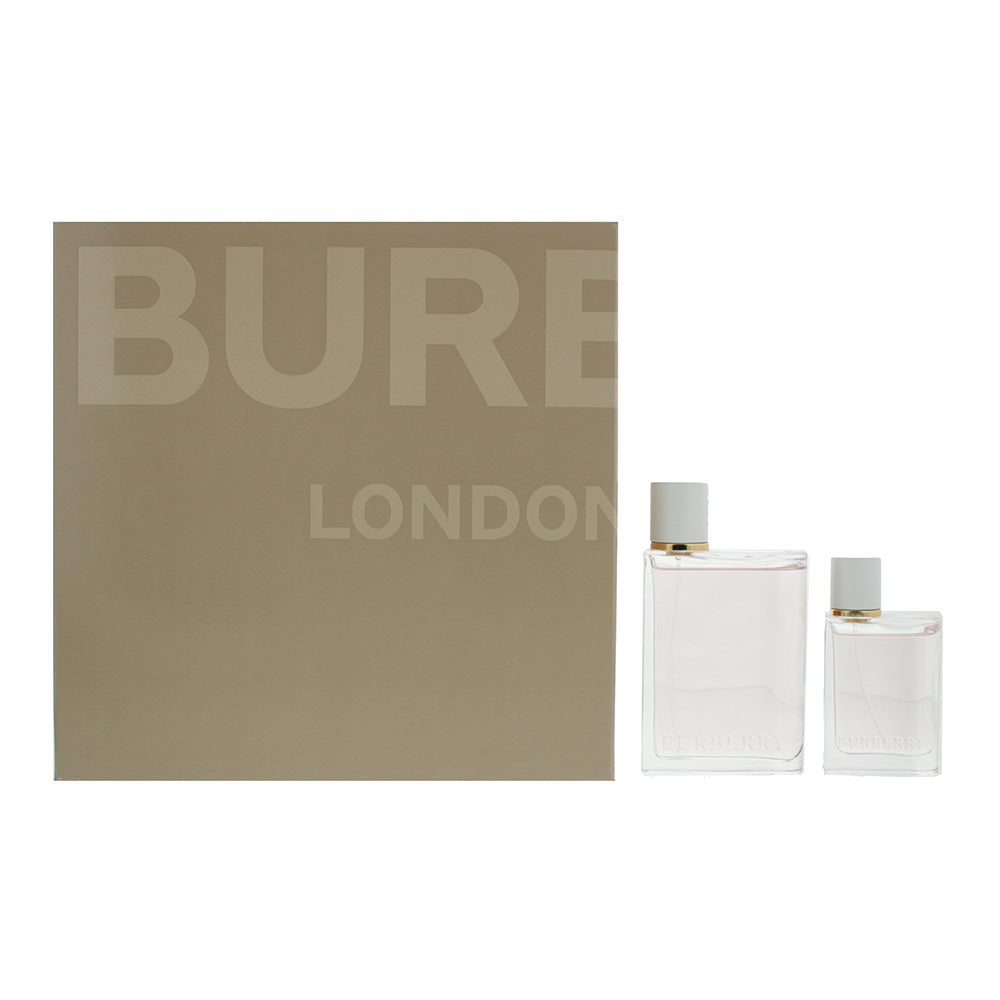 Burberry Her Blossom Eau De Toilette 2 Piece Gift Set: Eau De Toilette 100ml - Eau De Toilette 30ml