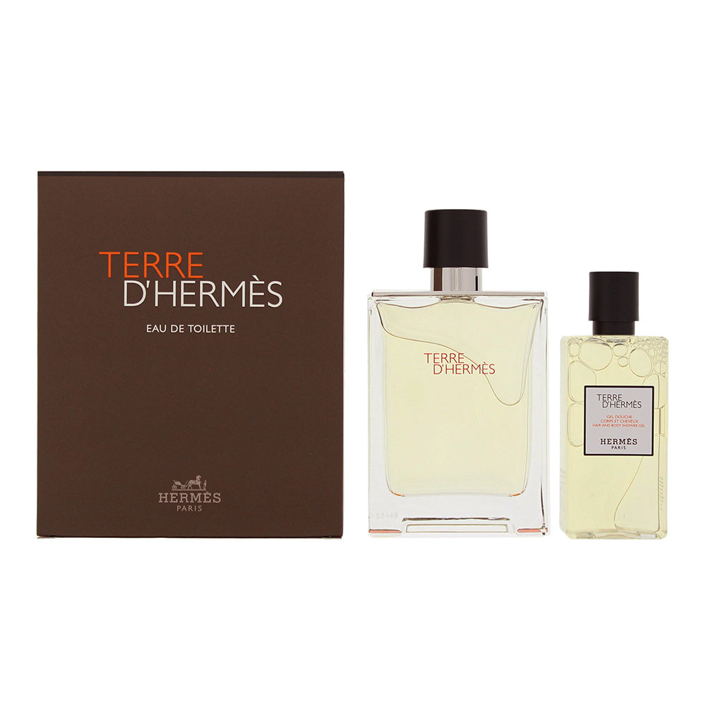 Hermès Terre D'hermès 2 Piece Gift Set: Eau De Toilette 100ml - Shower Gel 80ml