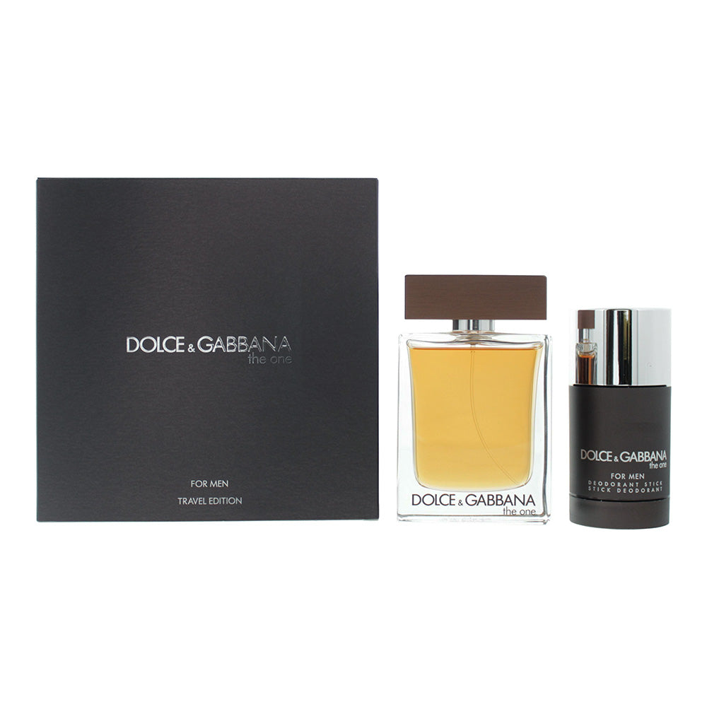 Dolce & Gabbana The One Travel Edition 2 Piece Gift Set: Eau De Toilette 100ml - Deodorant Stick 70g