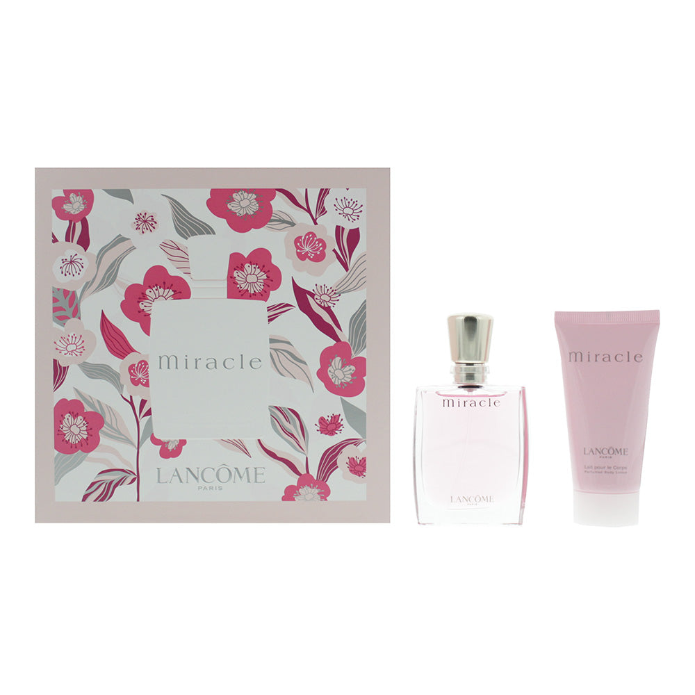 Lancôme Miracle 2 Piece Gift Set: Eau De Parfum 30ml - Body Lotion 50ml