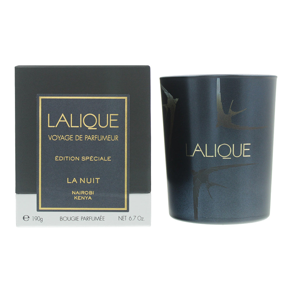 Lalique La Nuit Nairobi Kenya Candle 190g  | TJ Hughes