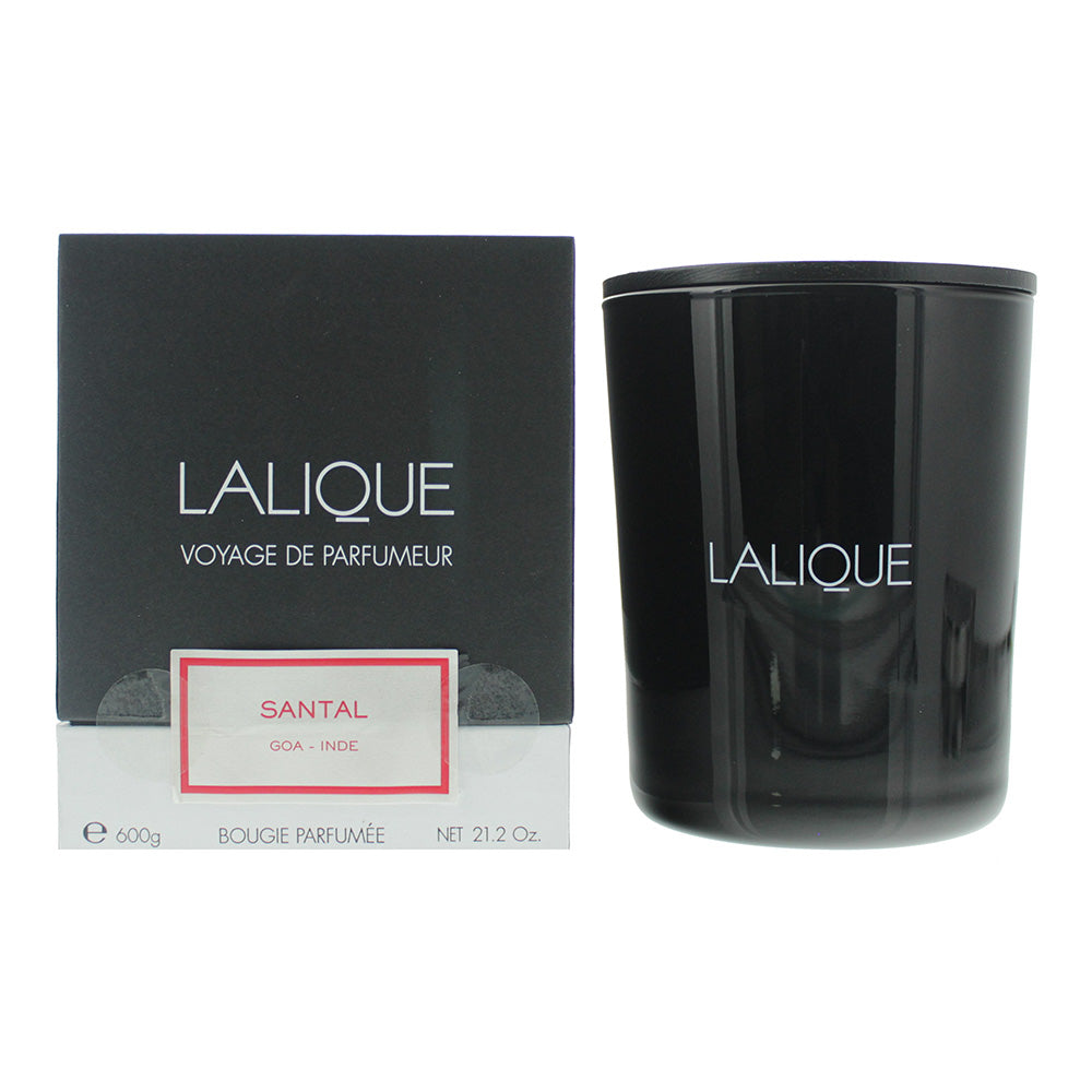 Lalique Santal Goa- India Candle 600g  | TJ Hughes