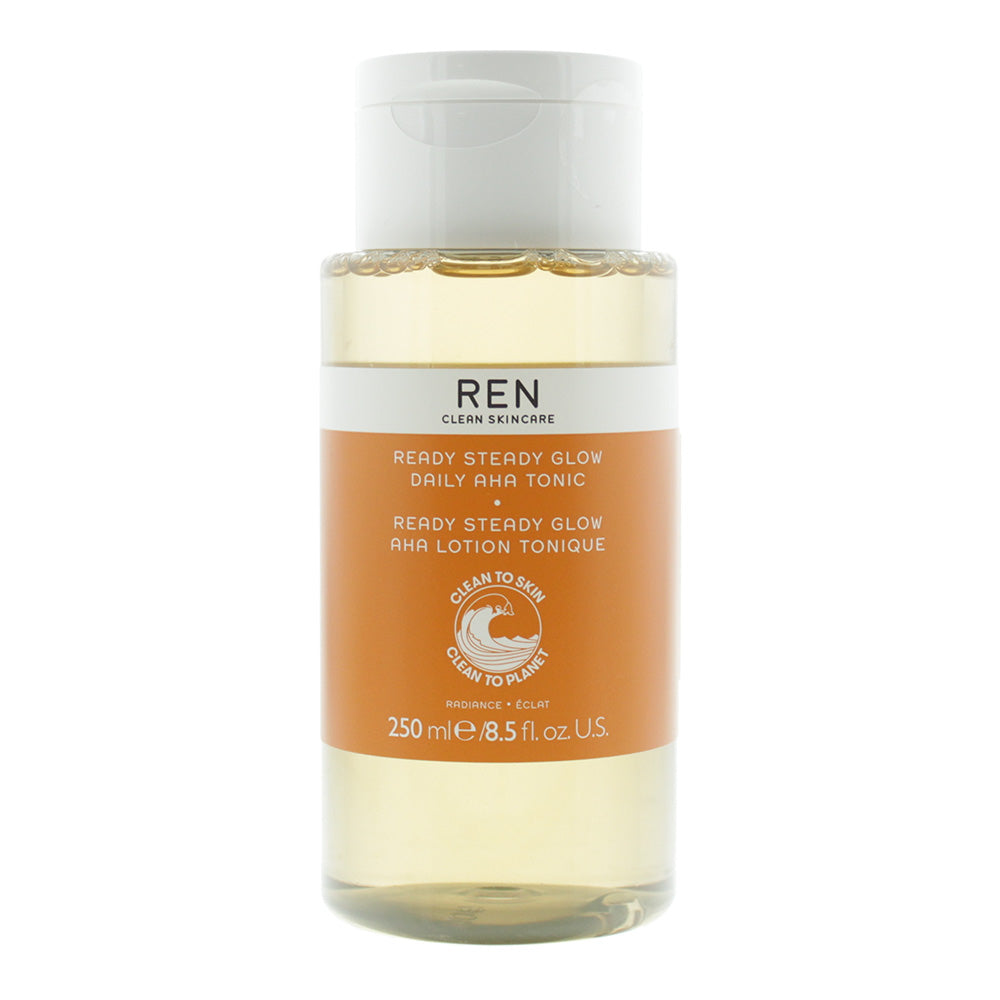 Ren Clean Skincare Ready Steady Glow Daily AHA Tonic Tonic 250ml  | TJ Hughes