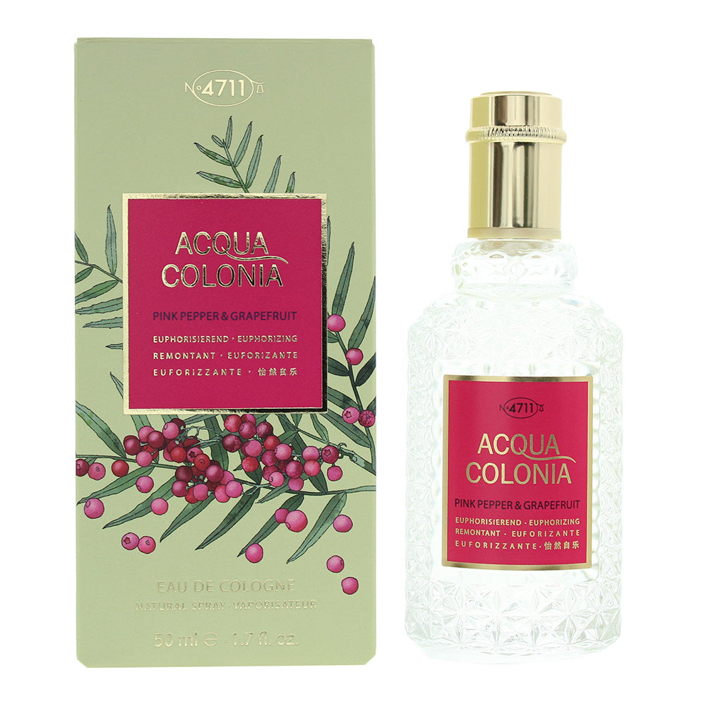 4711 Acqua Colonia Pink Pepper & Graperfruit Eau De Cologne 50ml  | TJ Hughes