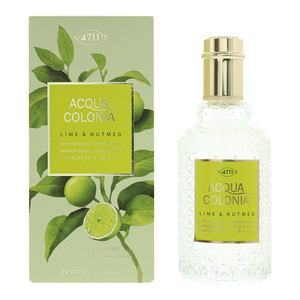 4711 Acqua Colonia Lime & Nutmeg Eau De Cologne 50ml  | TJ Hughes