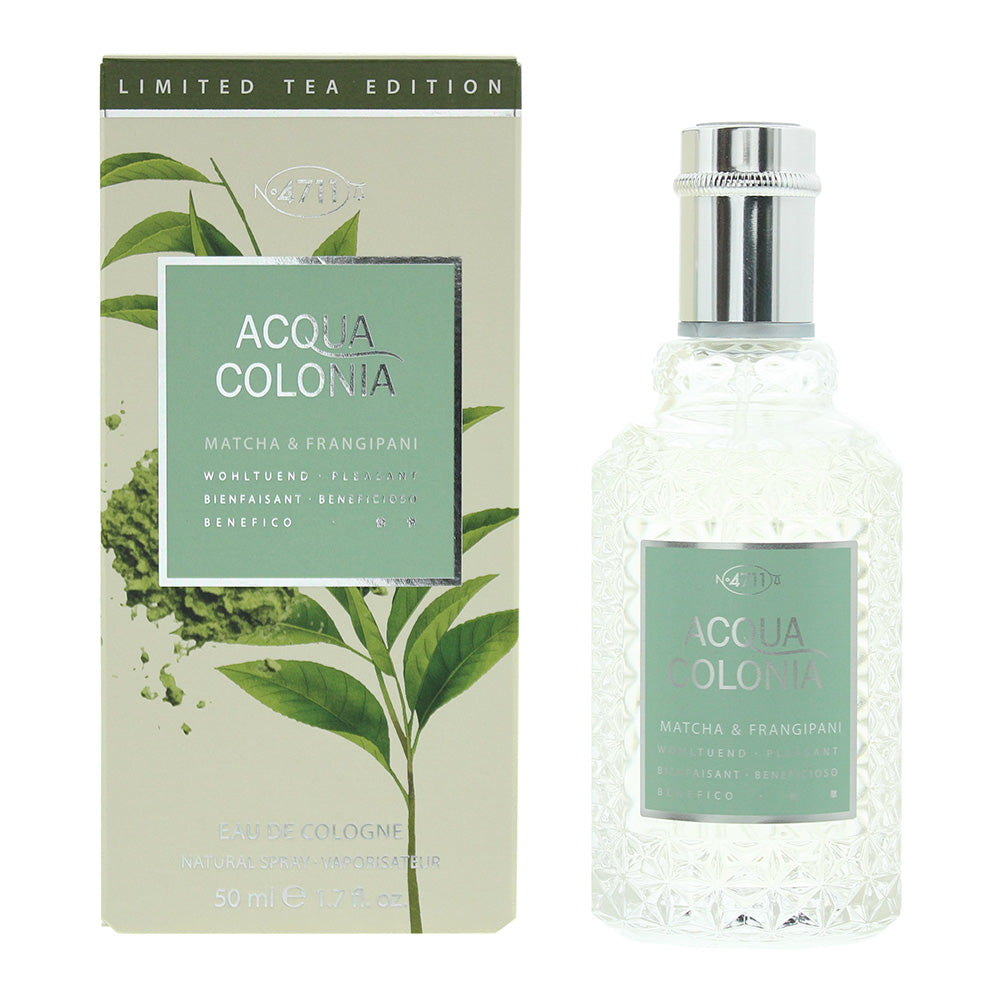 4711 Acqua Colonia Matcha & Frangipani Eau De Cologne 50ml  | TJ Hughes